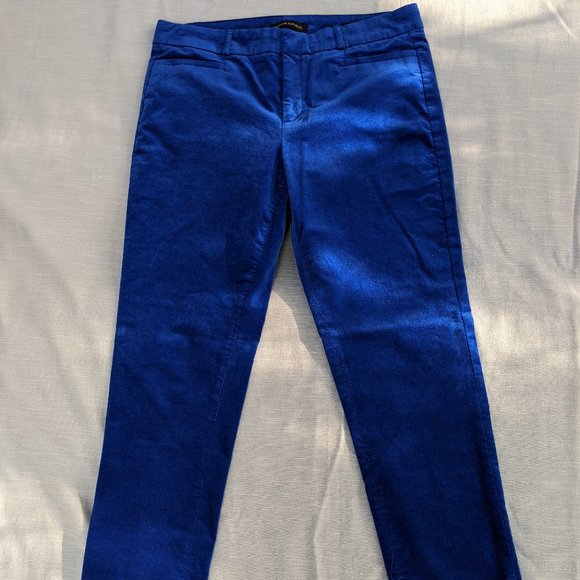 Banana Republic Pants - Banana Republic Velour Blue Jeans Size 6